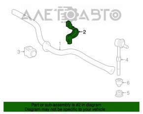 Suport de fixare a stabilizatorului spate dreapta pentru Lexus NX200t NX300 15-21