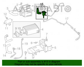 Ventil de purjare a vaporilor de combustibil Dodge Durango 11-13 3.6, 5.7