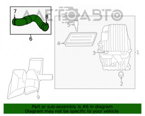 Tubul de aer Dodge Journey 11- 2.4