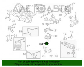 Filtrul suspensiei pneumatice Toyota Sequoia 08-16, nou, original OEM