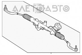 Bară de direcție Infiniti QX30 17- FWD cu amplificator