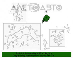 Capota de protecție pentru Infiniti JX35 QX60 13- zgârietură