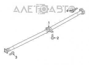 Arborele cardanic pentru Hyundai Tucson 16-18, nou, original OEM.