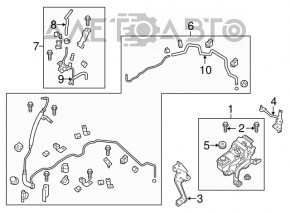 Furtun de presiune înaltă pentru direcția asistată Infiniti JX35 QX60 13-