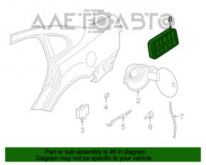 Grila de ventilatie stanga Audi Q7 4L 10-15