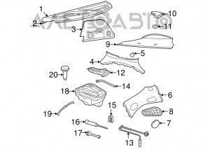 Ключ балонный гаечный VW Passat b8 16-19 USA