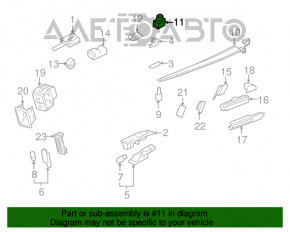 Audi Q7 4L 10-15 control oglindă pentru pliere automată nou original OEM