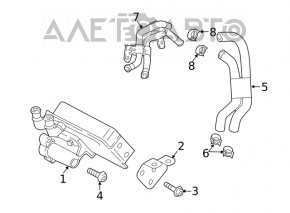 Radiator de ulei pentru cutia de viteze automată Audi Q5 80A 18-