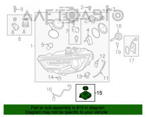 Unitate de aprindere Audi A3 8V 15-20 xenon ascuns nou original OEM