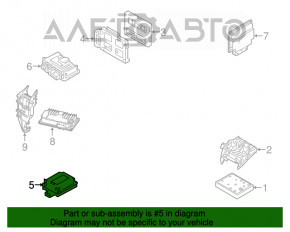 MODULUL DE DESCHIDERE A GARAJULUI HOMELINK Audi Q5 8R 09-17