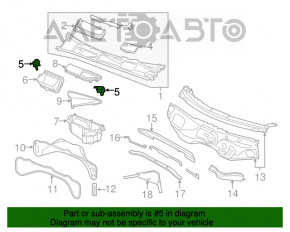 Senzor de calitate a aerului Modul Audi A4 B8 08-16