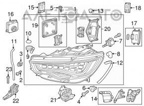 Unitate de aprindere Audi A6 C7 12-15 dorest LED nou original OEM