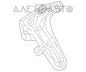 Suport motor dreapta pentru Audi Q5 8R 13-17 3.0 tfsi, nou, original OEM