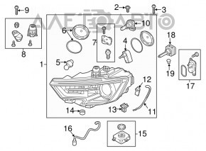 Modul de aprindere Audi A3 8V 15-20 xenon hid nou OEM original