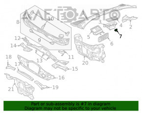 Senzor de calitate a aerului Audi A3 8V 15-20