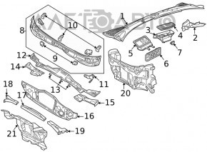 Датчик качества воздуха Module Audi A4 B8 08-16