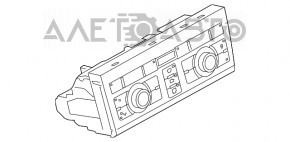 Управление климат-контролем Audi Q7 4L 10-15 тычка на хроме, надломано крепление
