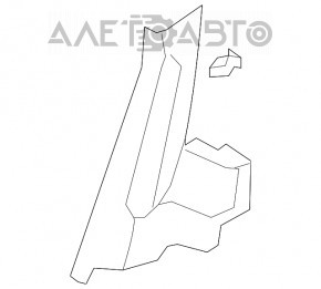 Capacul spate al barei inferioare dreapta Audi Q7 4L 10-15