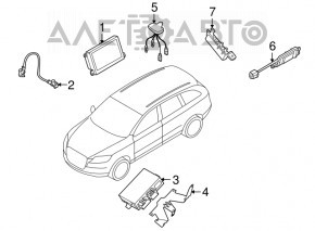 Amplificator de antenă Audi Q7 4L 10-15