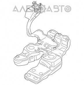 Rezervorul de combustibil pentru Audi Q7 4L 10-15 cu gâtul rupt al furtunurilor