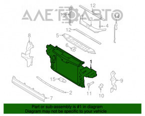 Televizor panou radiator Audi Q7 4L 10-15