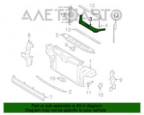 Husa televizor Audi Q7 4L 10-15 nou OEM original