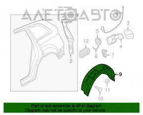 Bara spate stânga Audi Q7 4L 10-15