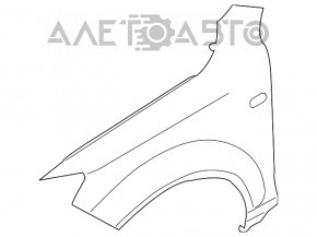 Aripa fata dreapta Audi Q7 4L 10-15 nou original OEM