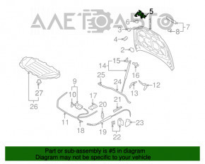 Capota Audi Q7 4L 10-15, nouă, originală OEM