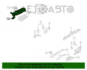 Привод двери багажника правый Audi Q7 4L 10-15