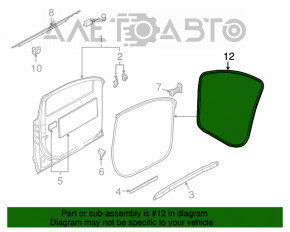 Garnitură de ușă dreapta față Audi Q7 4L 10-15