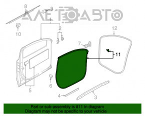 Garnitură ușă față stânga Audi Q7 4L 10-15