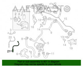 Лямбда-зонд правый второй Audi Q7 4L 10-15 3.0 сорваны грани