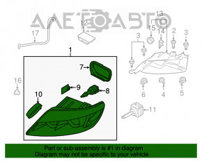 Far dreapta față asamblată Audi Q7 4L 10-15 xenon