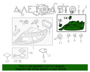 Suport far stânga Audi Q7 4L 10-15