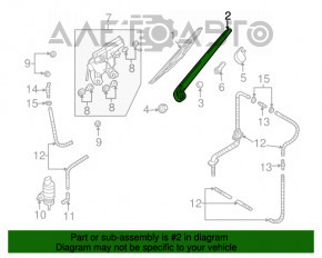 Curea de tractare spate pentru Audi Q7 4L 10-15, nouă, originală