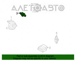 Senzor airbag frontal stânga Audi Q7 4L 10-15