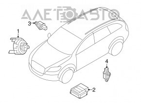 Senzor airbag dreapta fata Audi Q7 4L 10-15