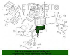 Evaporator Audi Q7 4L 10-15