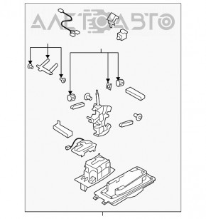 Шифтер КПП Audi Q7 4L 10-15