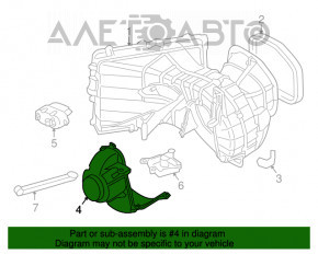 Motorul ventilatorului de încălzire Audi Q7 4L 10-15, nou, original