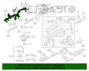 Tubul de subtorpilor pentru Audi Q7 4L 10-15