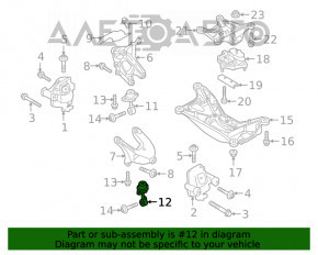 Suport motor stânga Audi A4 B9 17- 2.0T