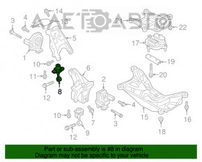 Suport motor dreapta Audi A4 B9 17- 2.0T