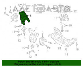 Suport motor dreapta pentru Audi Q7 16- 2.0T