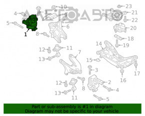 Pernele motorului drept Audi Q5 80A 18-20 2.0T nou original