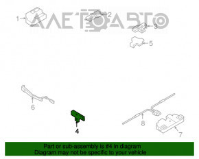 Keyless Entry Antenna Audi A5 F5 17- дверная