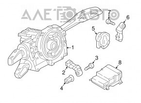 Датчик подушки безопасности дверь правая Audi A5 F5 17-