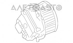 Motorul ventilatorului de încălzire Audi Q7 16-