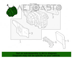 Motorul ventilatorului de încălzire Audi Q7 16-